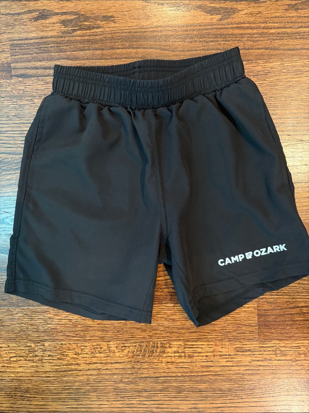 Kids' Black Performance Camp Ozark Shorts